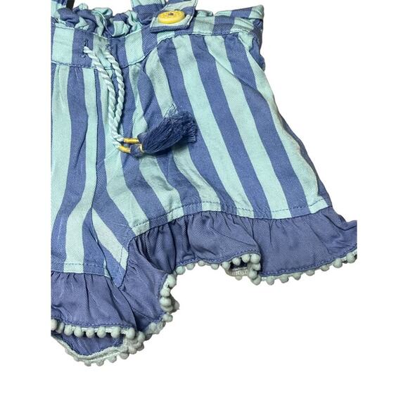 Matilda Jane Let's Go Together in Suspense Girls Size 2 Shorts Overalls Blue - Picture 5 of 6